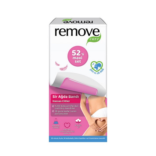 Remove Ağda Bandı Maxi Hassas Cilt 52 li