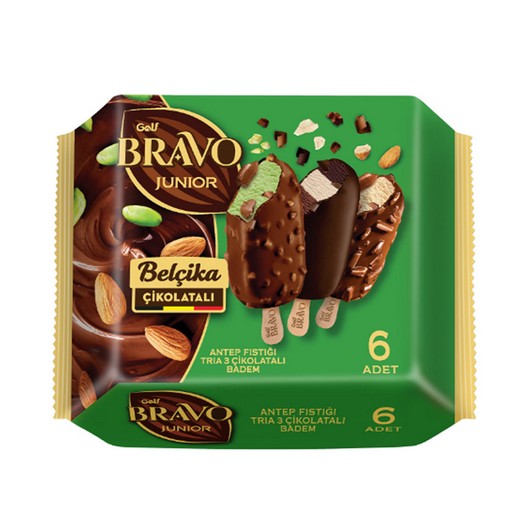Golf Bravo Junior Tria Çikolata. Badem Antep 360ml