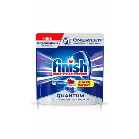 Finish Quantum 80 Kapsül Bulaşık Makinesi Deterjanı