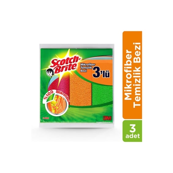 Scotch Brite Mikrofiber Bez Eko Paket 3 Lü