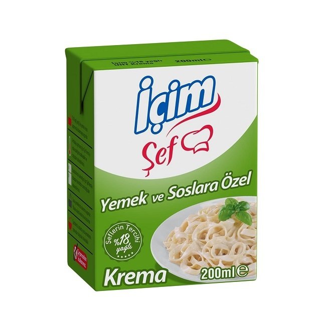 İçim Şef Krema %18 Yağlı 200 ml