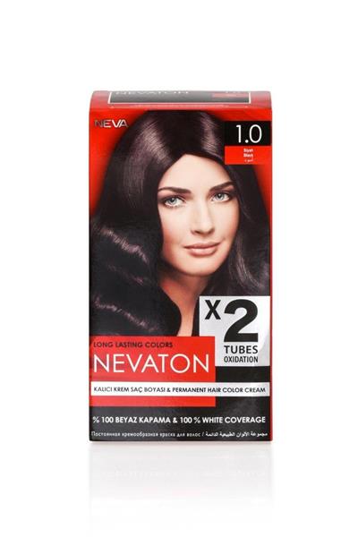 Nevaton 2 Li Saç Boyası 1.0 Siyah