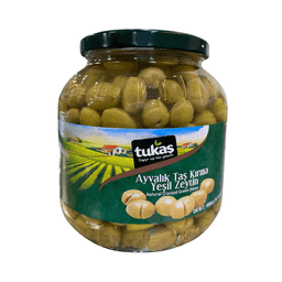 Tukaş Ayvalık Taş Kırma Yeşil Zeytin S-XS 1000 G