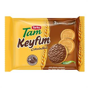 Torku Bisküvi Tam Ruseymli Çikolatalı 3*84 Gr