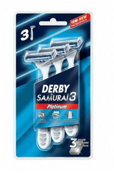 DERBY SAMURAI3 PLATINUM 3LÜ BLISTER