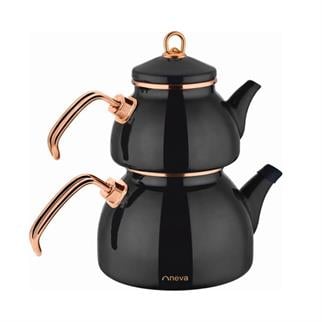 Neva N3171 Bitter Havana Emaye Demlik Seti