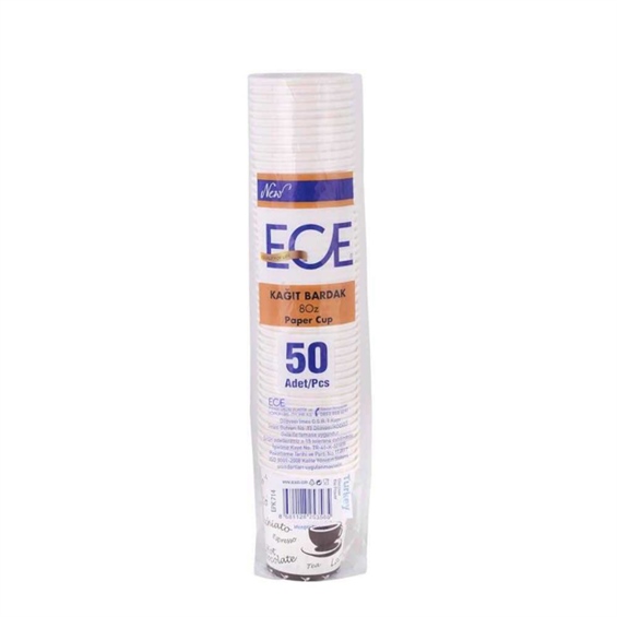Ece Party 7 Oz Karton Bardak 50'li
