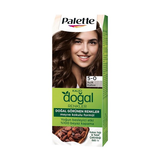 Palette Doğal Renkler 5.0 Fındık Kahvesi Saç Boyası 