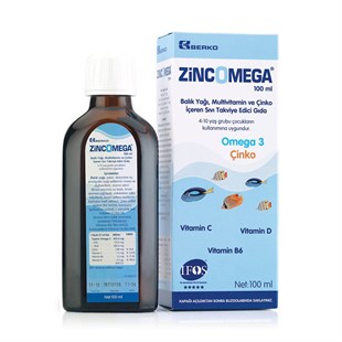 Zincomega Omega 3 Balık Yağı Şurubu 100 ml
