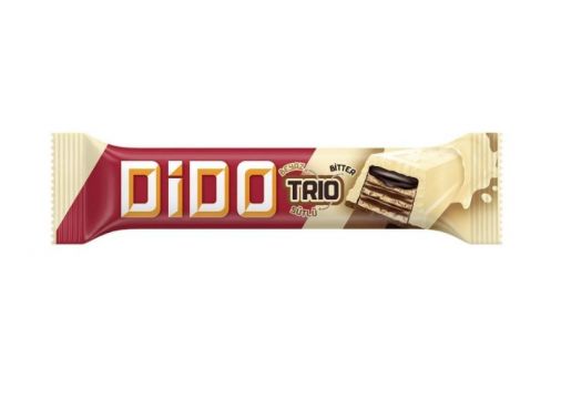 ÜLKER DIDO TRIO 36,5gr BEYAZ SÜTLÜ BITTER