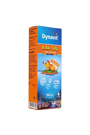 Dynavit Balık Yağı Şurubu Portakal Aromalı 150 ml