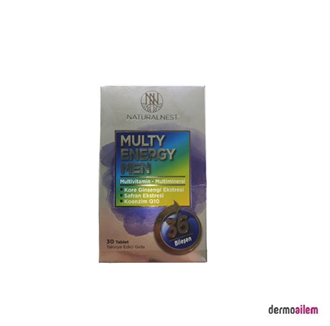 Naturalnest Multy Energy Men 30 Tablet (SKT:12.2025)