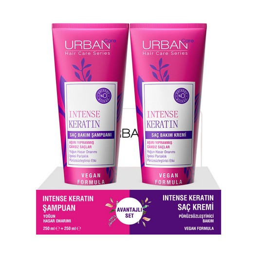 Urban İntense Şampuan 250 ml+Saç Kremi 250 ml