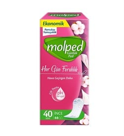 Molped Günlük Ped Her Gün Ferahlık 40'Lı Parfümsüz