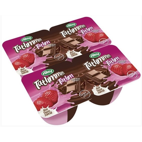 Sütaş Tatlım Çikolata Çilekli 4'lü 70 gr