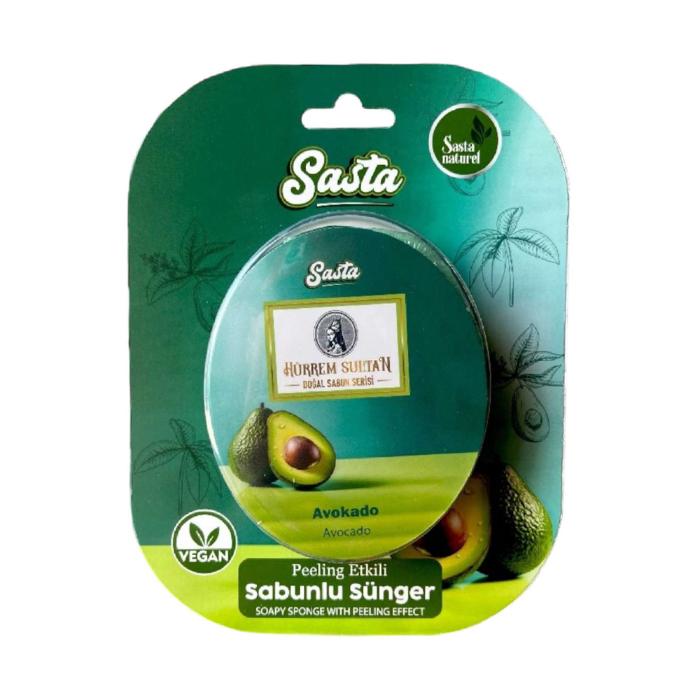 Sasta Yetişkin Süngerli Avakado Sabun 130 gr