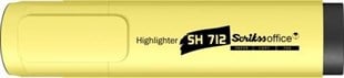 Scrikss SH 712 Fosforlu Kalem Pastel Sarı
