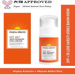 Marudem Leke Karşıtı Güneş Kremi SPF50 50 ml