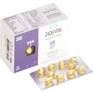 Zade Vital Keten Tohumu Yaği Blister 30 Kapsül
