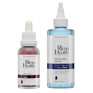 Rimu Health Products Gözenek Sıkılaştırmaya Yardımcı ve Siyah Nokta Önleyici Bakım Seti - Serum 30 ml + Tonik 200 ml
