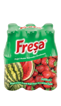 Freşa Meyveli Soda 6x200ml Karpuz Çilek