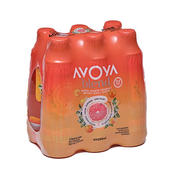 Avoya Maden Suyu Greyfurt & Portakal 6X250 ml