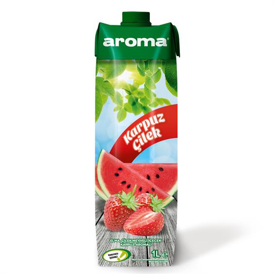 Aroma Meyve Nektarı Karpuz ve Çilek 1 lt