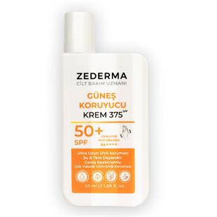 Zederma Güneş Koruyucu Krem UV375 Ultra Uzun Koruma PA++++ SPF50+ 50 ml