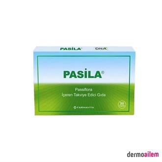Pasila Passiflora İçeren Takviye Edici Gıda 30 Kapsül