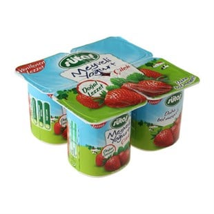Sütaş Meyveli Yoğurt 4x115g Çilekli