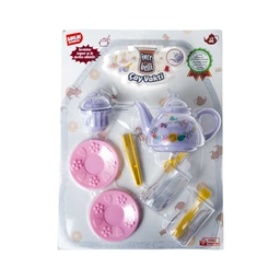 Oyuncak Kartelade İnce Belli Çay Seti 