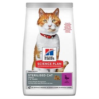Hills Sterilised Duck Ördekli Kısırlaştırılmış Kedi Maması 10 Kg