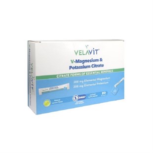 Velavit V-Magnesium & Potassium Citrate 20 Saşe