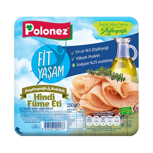 Polonez Hindi Füme Zeytinyağlı & Kekikli 150gr