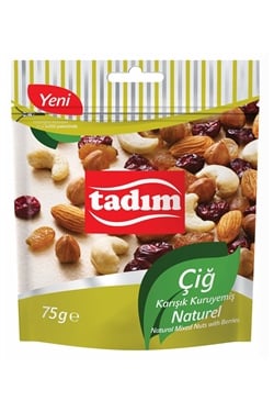 Tadım Çiğ Karışık Kuruyemiş Naturel 75 Gr 