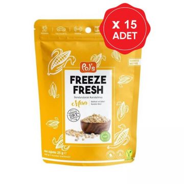 Freeze Fresh Kurutulmuş Mısır 25 Gr x 15 Adet