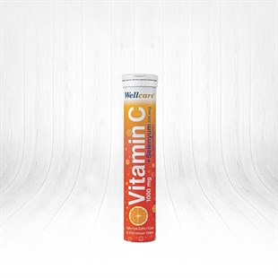 Wellcare Vitamin C 1000 mg + Selenyum 15 Efervesan Tablet