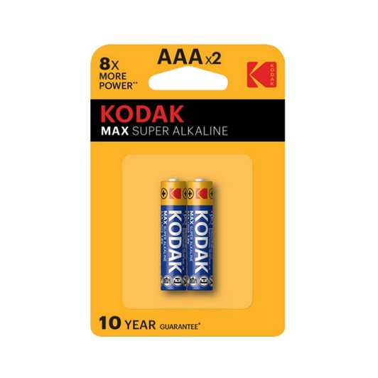 Kodak Pil Max Alkalin İnce 2 li