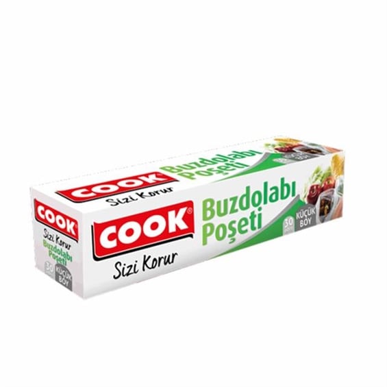 Cook Buzdolabı Poşeti Küçük Boy 20x30