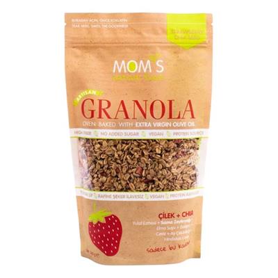 MOM'S NATURAL FOODS 360g GLUTENSIZ GRANOLA ÇILEK+CHIA