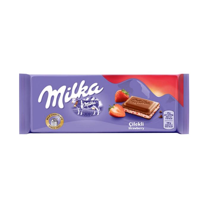 Milka Oreo Bisküvi Çilekli Çikolata 92g