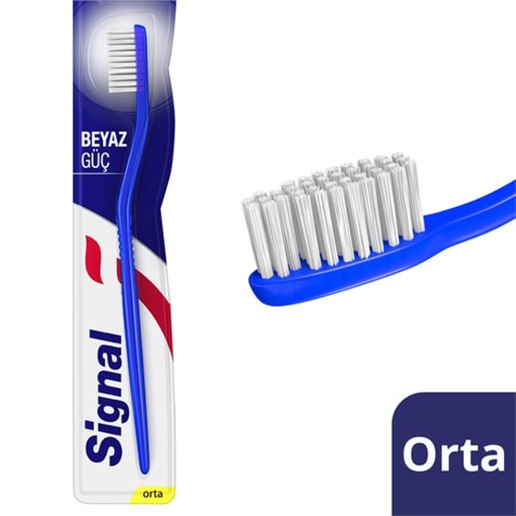 Signal Diş Fırçası Beyaz Güç Orta