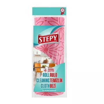 Stepy Rulo Temizlik Bezi Renkli