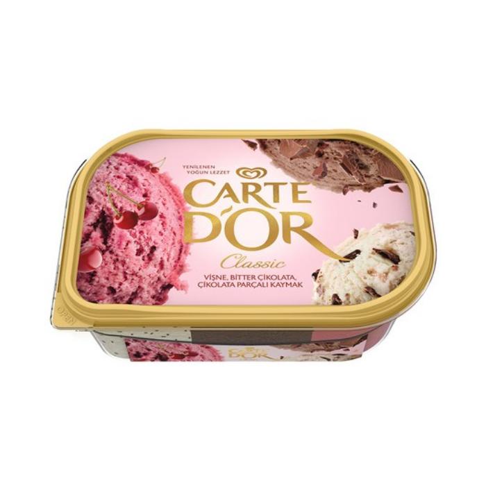 Algida Cartedor Classic Vişne - Bitter - Çikolata 925 ml