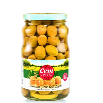 CEM ÇIZIK YESIL ZEYTIN 1000g 291-350