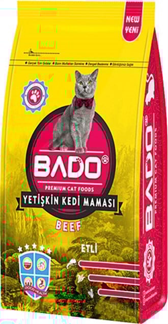 BADO YET.KEDİ MAMASI 1.5 KG ETLİ 