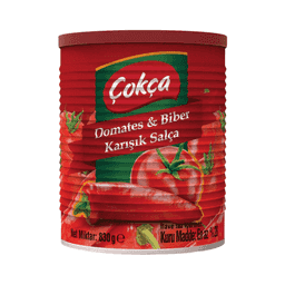 Çokça Domates ve Biber Karışık Salça 830 G