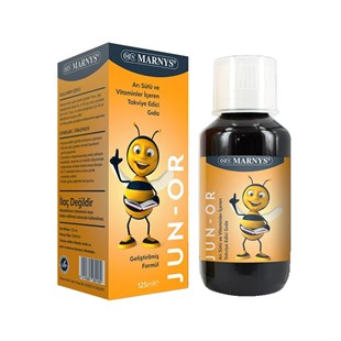 Marnys Junor Arı Sütü ve Multivitamin Şurup 125 ml