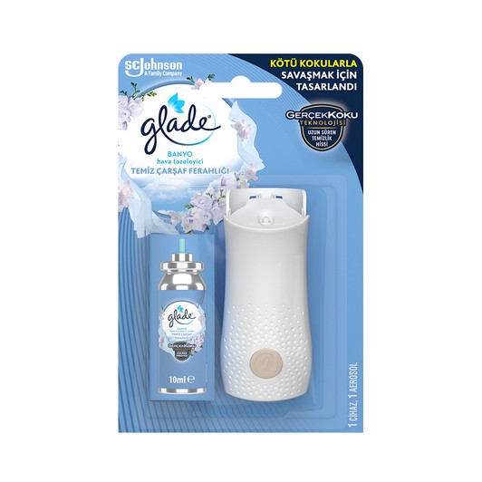 Glade Banyo Cihaz Ve Yedek Temiz Çarşaf, 10 Ml