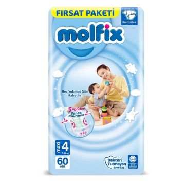 Molfix Fırsat Paketi Maxi 4 Beden 60 Lı